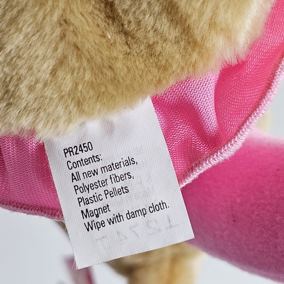 Vintage Hallmark "Love and Kiss" Magnetic Kissing Plush Bear 10" Valentines - Picture 6 of 11